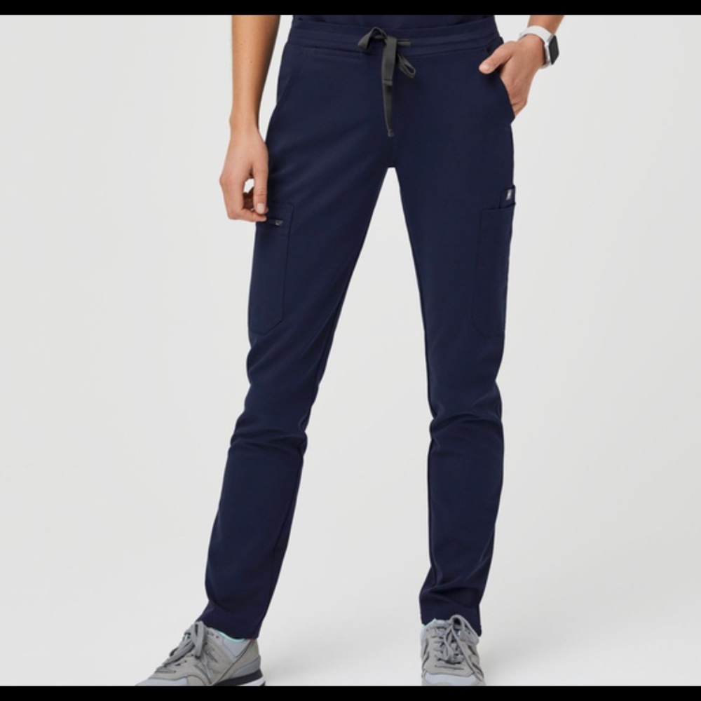 Figs Yola Skinny Scrub Pants - Navy - Medium